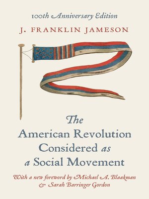 cover image of The American Revolution Considered as a Social Movement